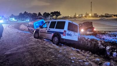 40 kilometrelik kovalamaca kazayla bitti