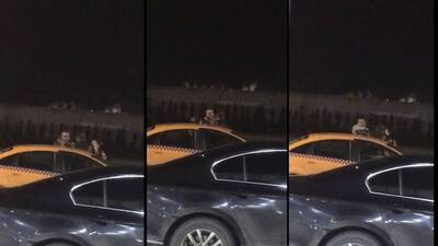 Taksiciye 'yolu uzattın' tokadı!