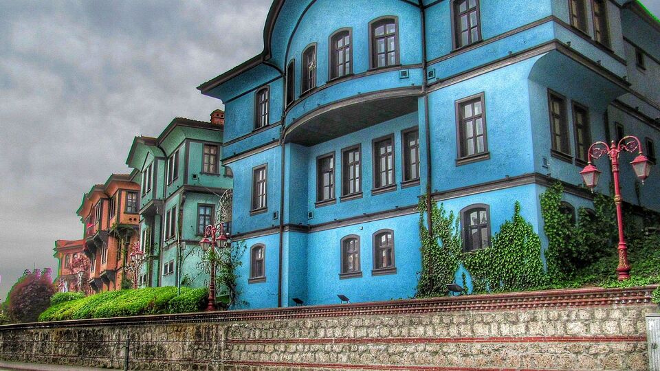 Yağlı boya gibi evler