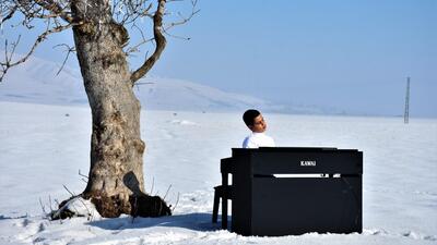 Doğuştan görme engelli ve kusursuz kulağa sahip Bager hayalini anlattı