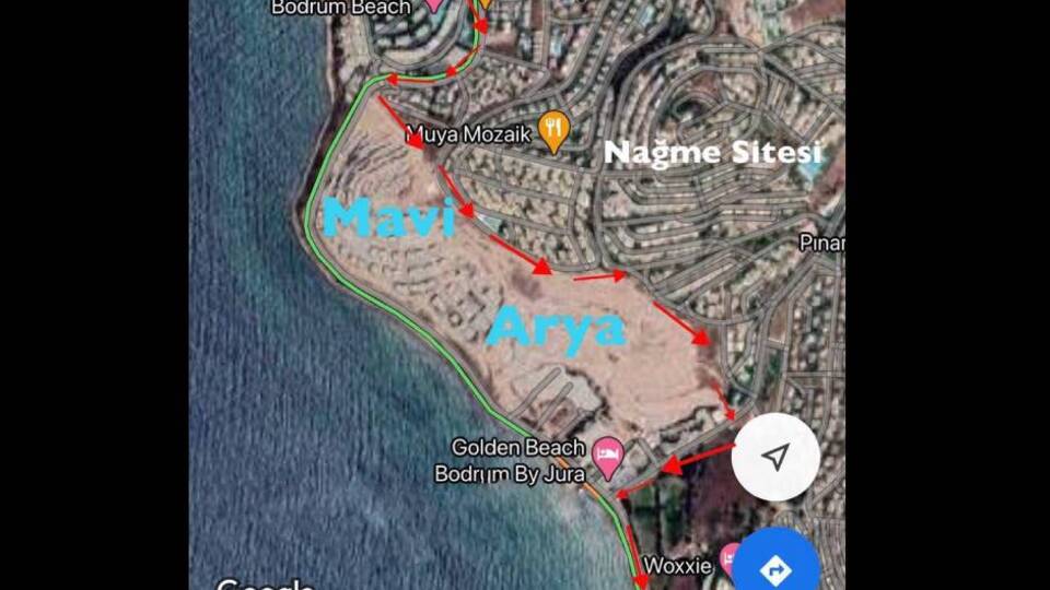 Bodrum'da yol kavgası