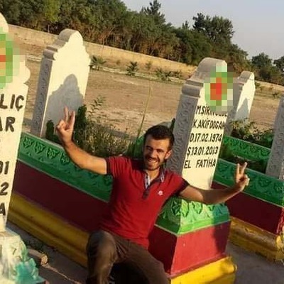 Katil terörist mezarlığında!