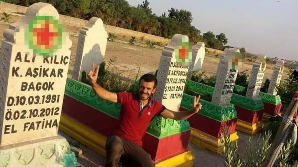 Katil terörist mezarlığında!