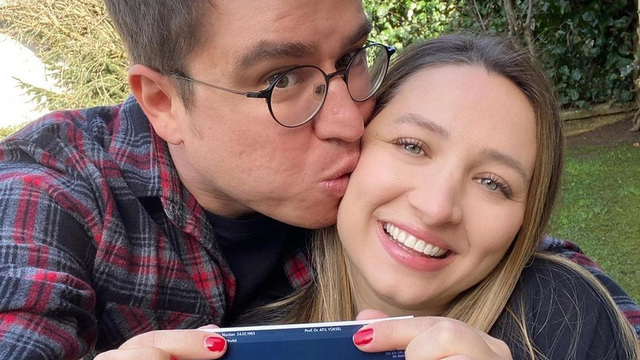"Oğlumuzla ilk selfie'miz"