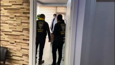 Kaçak işletilen diş muayenehanesine baskın!