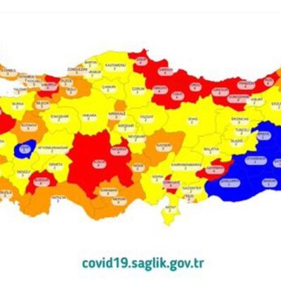 Düşük, orta riskli, yüksek, çok yüksek riskli iller!