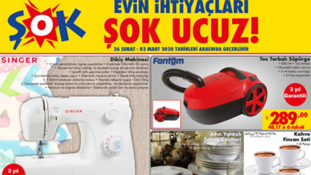 ŞOK 2 Mart indirimli ürünler kataloğu