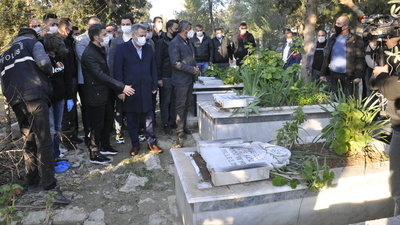 Şehit mezarlarını DEAŞ üyeleri tahrip etmiş!