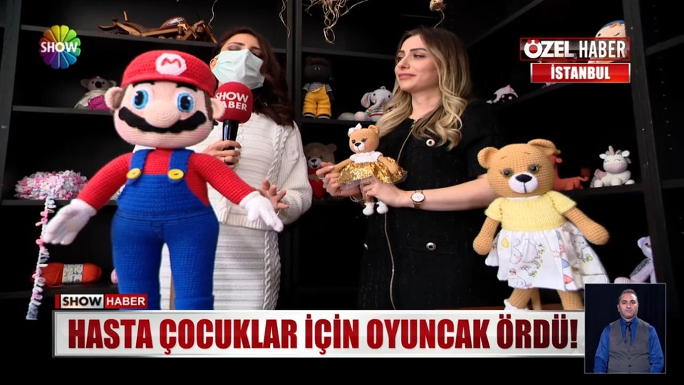 Hasta çocuklar için ördü