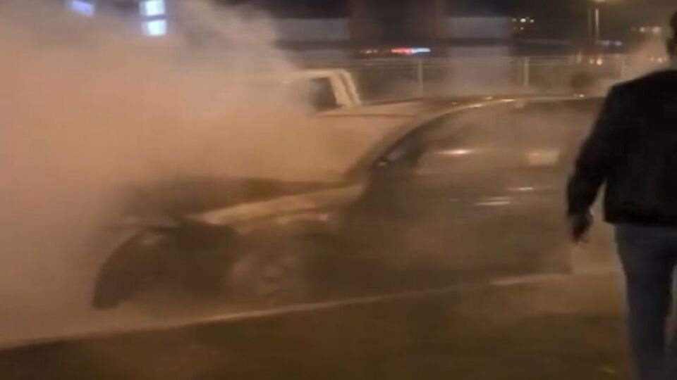 Otomobilin çarptığı motosikletlinin feci ölümü