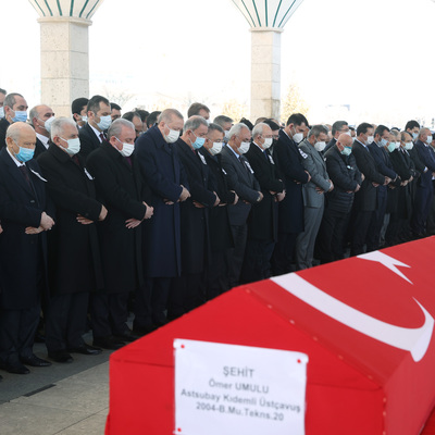 Cumhurbaşkanı Erdoğan: Şehitlerimiz bizim için yolculuktaydı