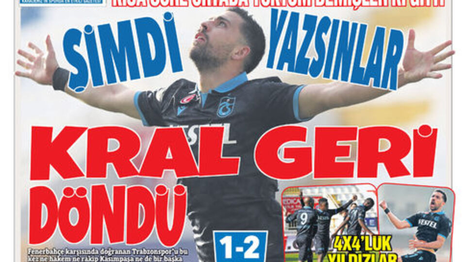 Yerel basından Trabzonspor'a övgü
