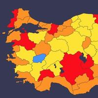 İl il koronavirüs risk haritası