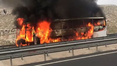 Nefesler tutuldu! Seyir halinde yandı!