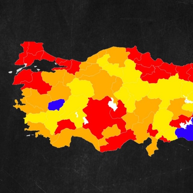 İl il koronavirüs risk haritası
