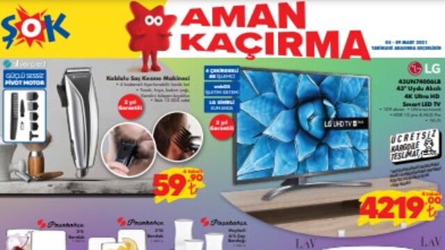9 Mart ŞOK haftanın fırsatları kataloğu