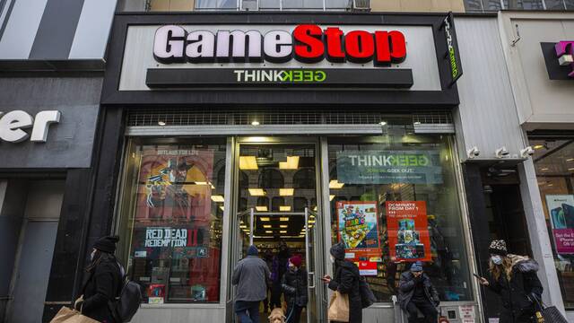 GameStop'ta sert yükseliş