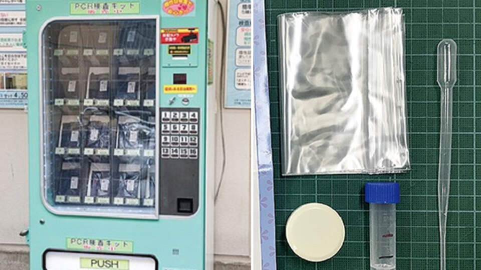 Otomat makinelerde korona testi!