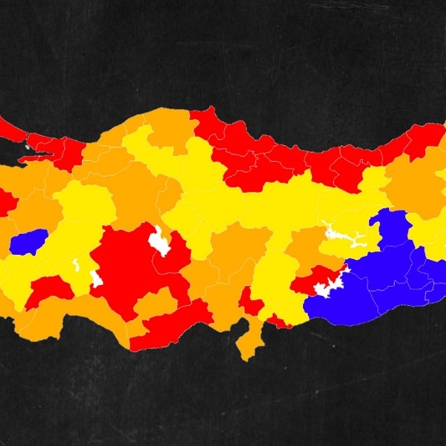 İl il koronavirüs risk haritası