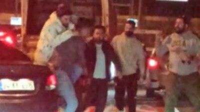 'Makas' atan sürücüye meydan dayağı!