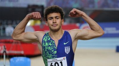 Ayetullah Demir'den 60 metre engelli rekoru