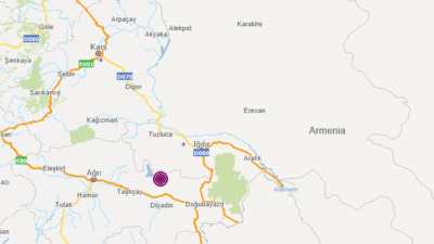 Ağrı'da 4 büyüklüğünde deprem!