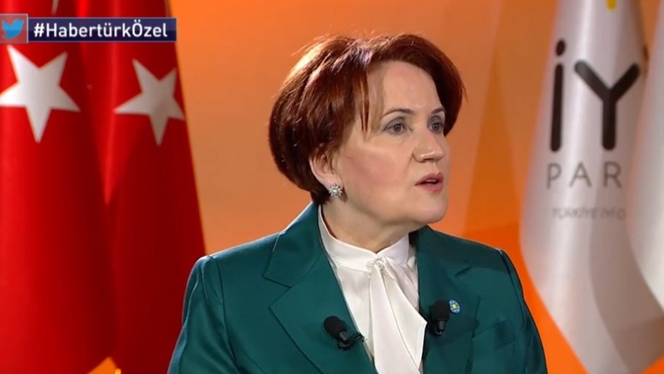 Akşener Habertürk TV'de soruları yanıtladı