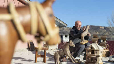 Ağaç dallarından sanat!