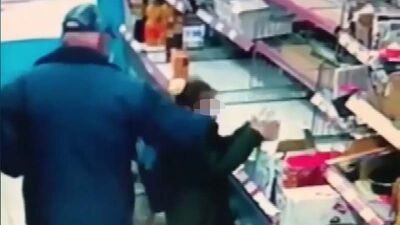 Markette iğrenç olay!