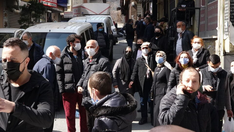 Şişli'de hareketli anlar!