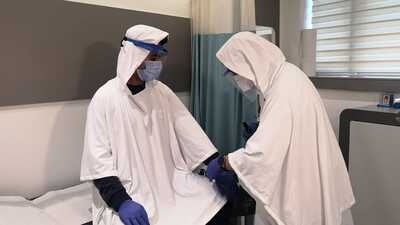 Covid-19 kalkanı hastanelerde denendi!