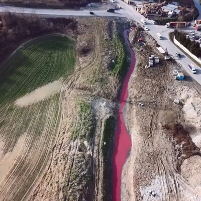 'Kırmızı dere'de ilk tespit