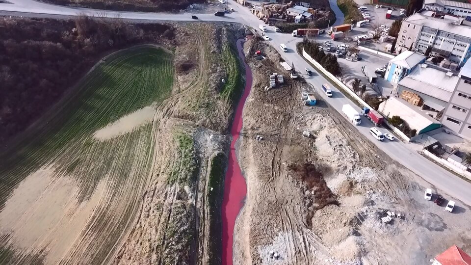 'Kırmızı dere'de ilk tespit