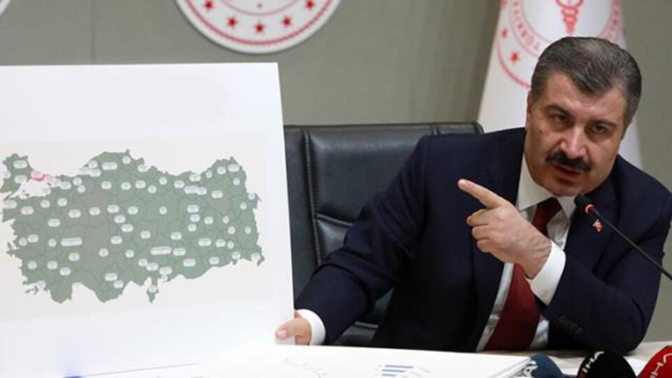 İllere göre vaka sayıları açıklandı