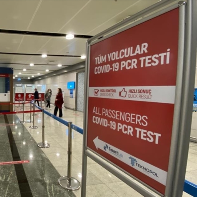 Sabiha Gökçen Uluslararası Havalimanında ayda ortalama 20 bin PCR testi yapılıyor