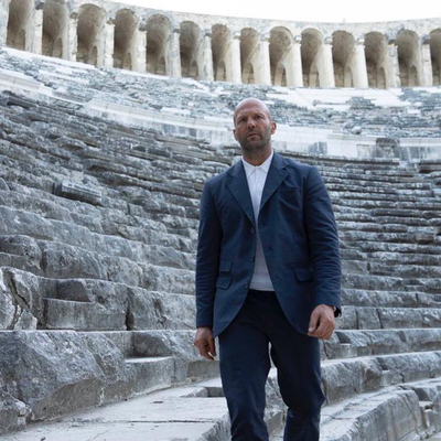Jason Statham'dan Aspendos pozu