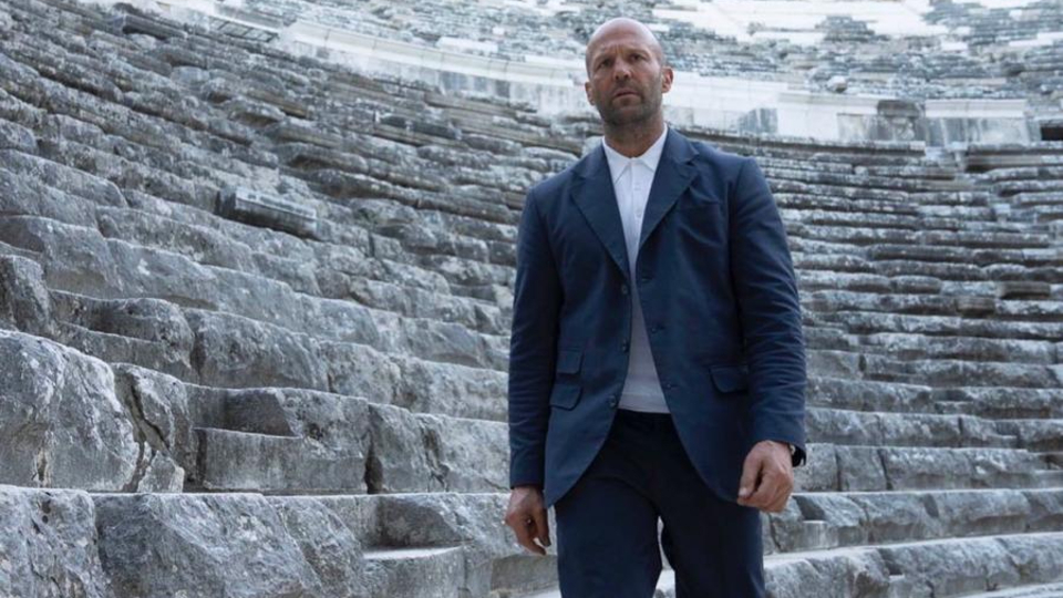 Jason Statham'dan Aspendos pozu