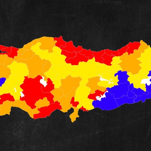 İl il koronavirüs risk haritası