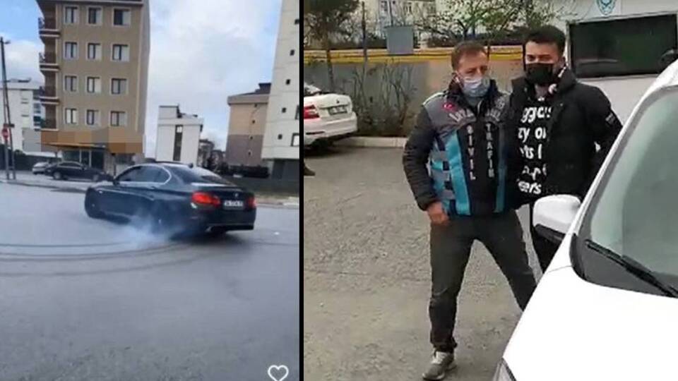 Drifti sosyal medya yakalattı