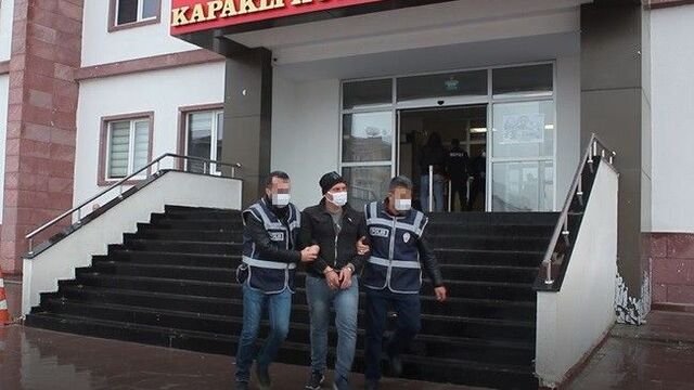 Temizlikçi kılığında yakalandı