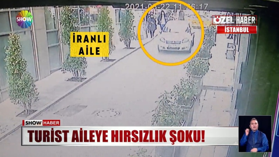 İranlı turist aileye hırsızlık şoku!