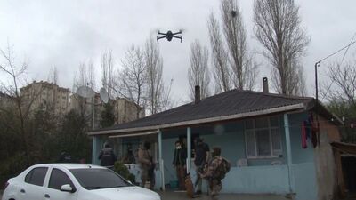 Drone destekli narkotik operasyonu: Gözaltılar var