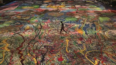 Dünyanın en büyük tuval resmi 62 milyon dolara satıldı!