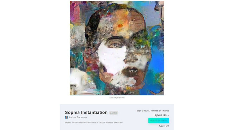 Robot Sophia yapmıştı... Satıldı!