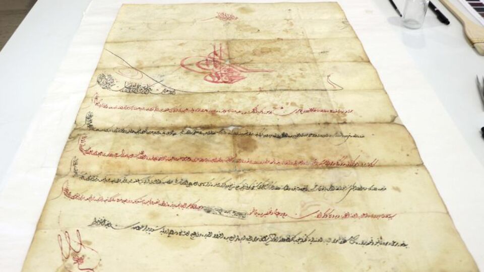 2'nci Mahmud'un fermanı tesadüfen bulundu...