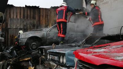 Başkent'te korkutan yangın!