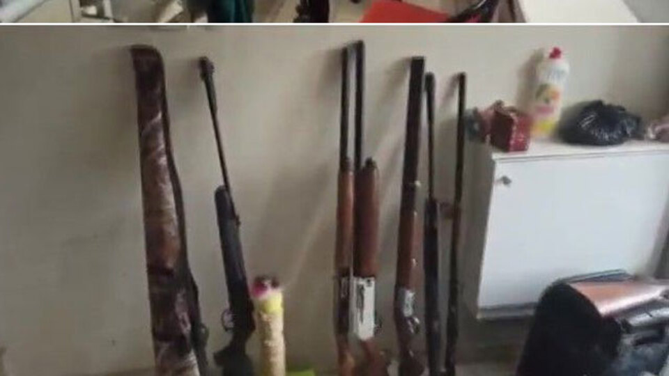 Kaçak muayenehaneden cephanelik çıktı!