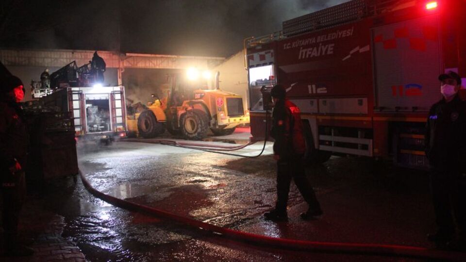 Kütahya'da korkutan yangın!
