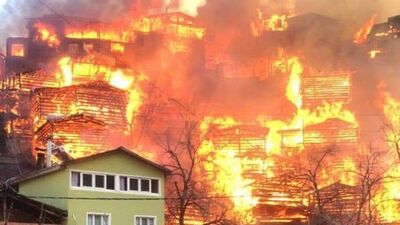 Yanan köyün sakinleri: "Yardım göndermeyin!"