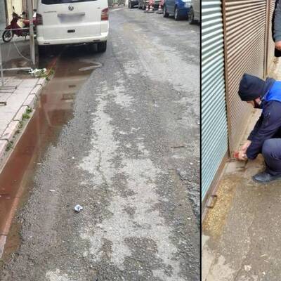 Kötü koku ve kan ortaya çıkardı!